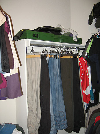 Closet before...