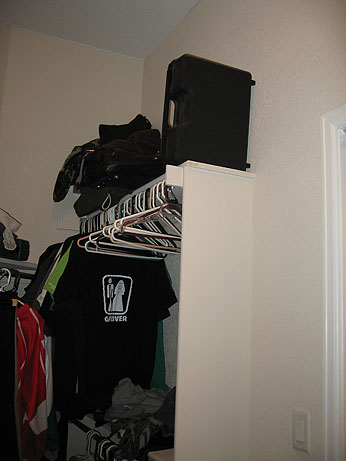 Closet before...